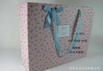 【【廠家直銷】玫瑰花點綴手提式紙袋手提袋 時尚潮流(圖)】價格_廠家_圖片
